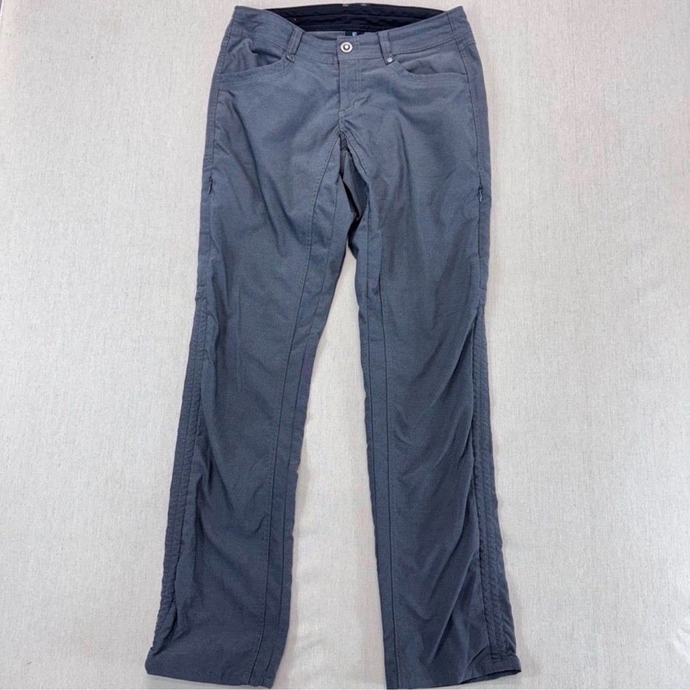 KUHL Legendary Pants Women’s Size 4 Reg Gray Hiking‎ Outdoors Cargo Pocket